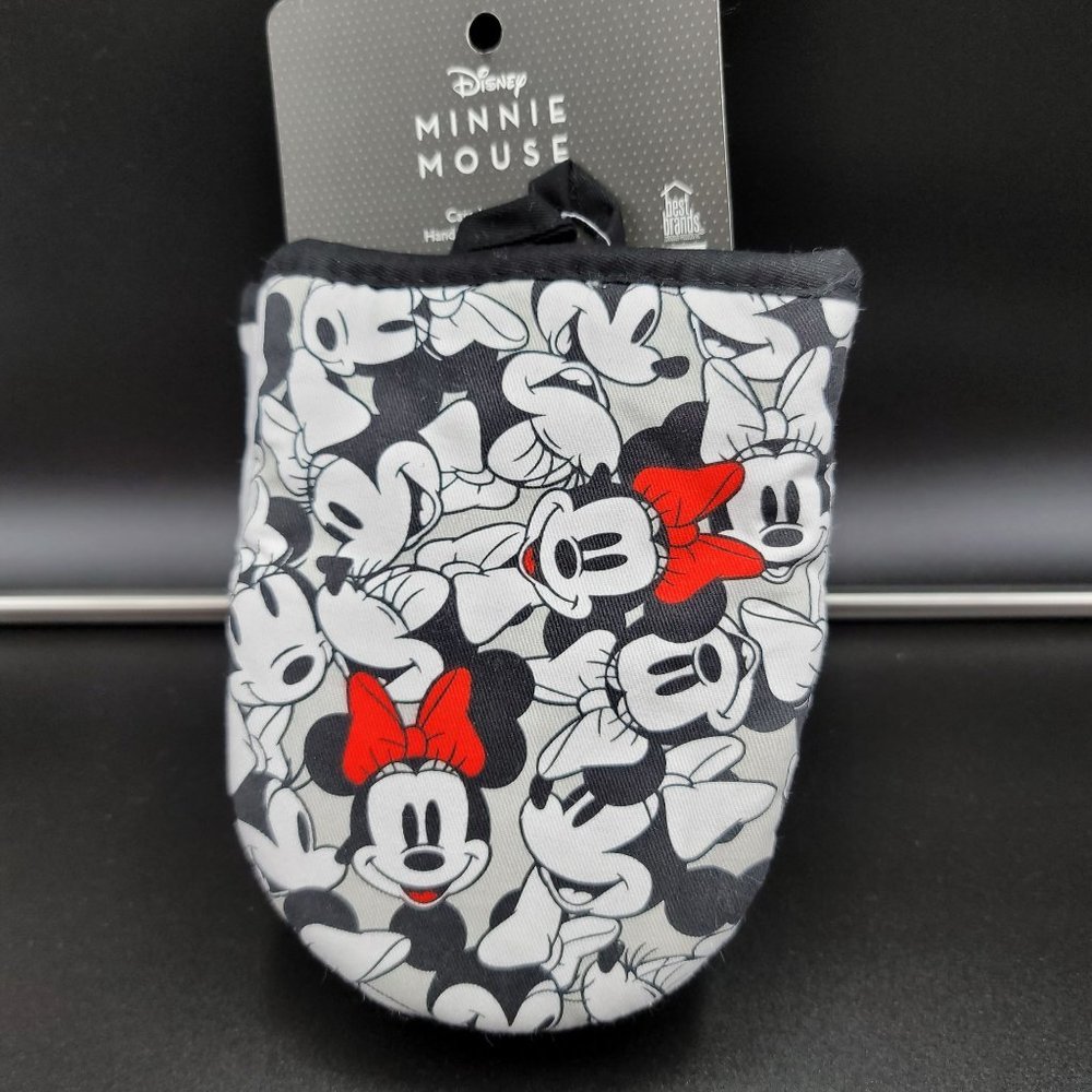 Minnie Mouse Oven Mitts 2 Pc Oversized Disney Cartoon Kitchen Linens